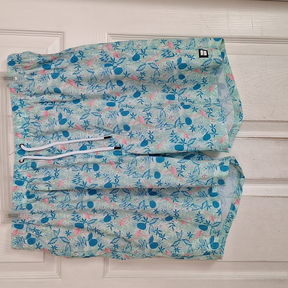 Third Wave Men’s Compression Lined 5" Swim Trunks - Miami Palms Size XXL NWT